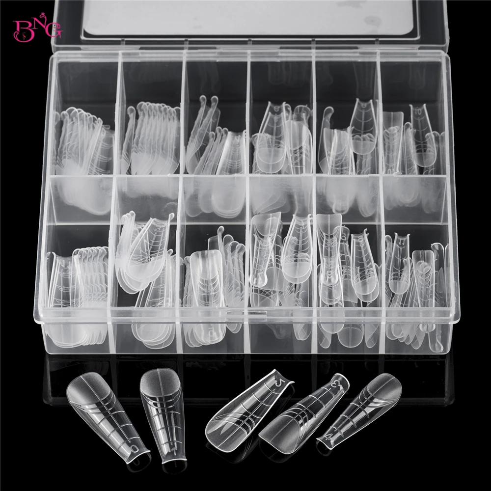 BNG 140PCS Dual Nail Forms for - مراجعة Nail Art Oval وسعره