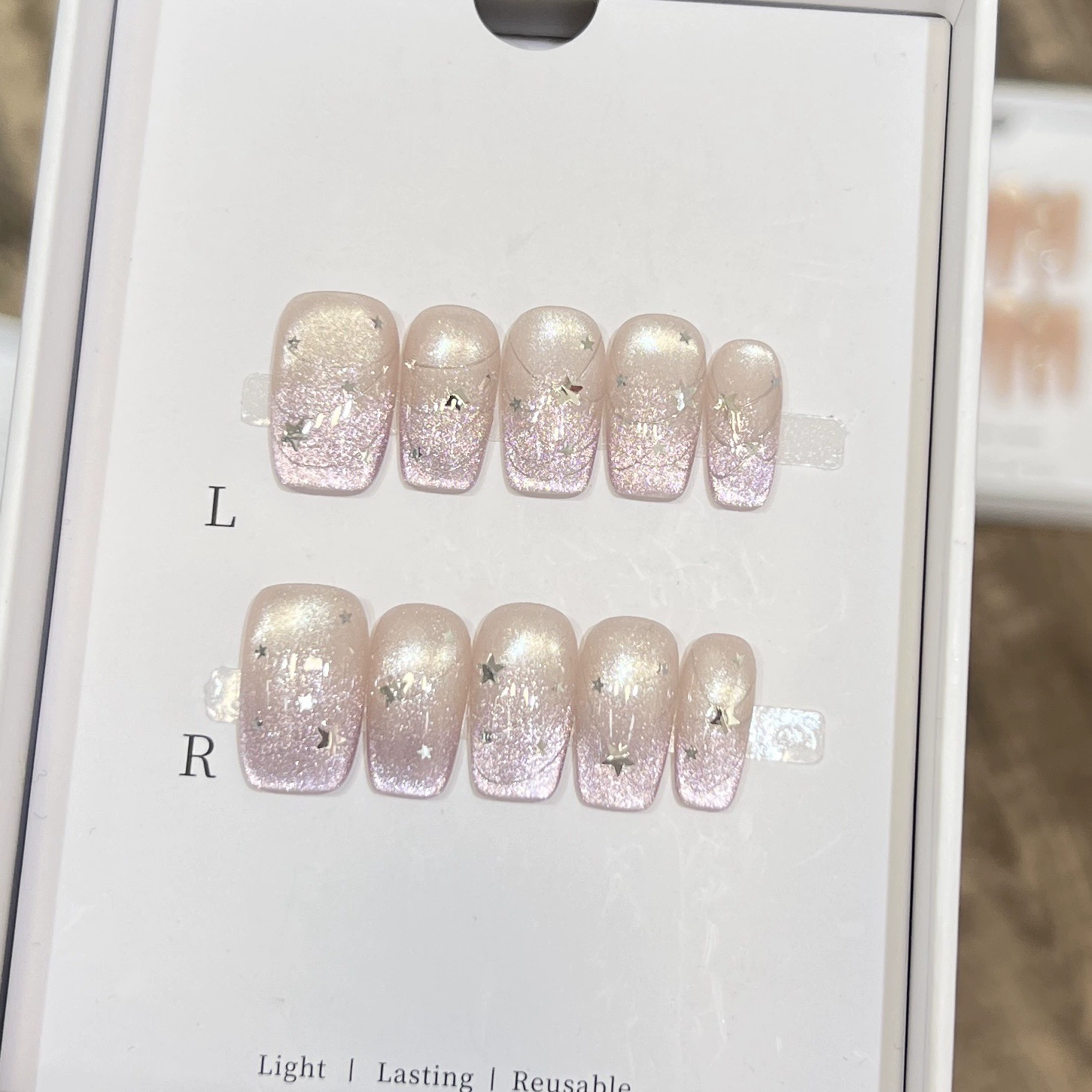 10Pcs Sweet Mid-length Ballet  - مراجعة Nail Art Love وسعره