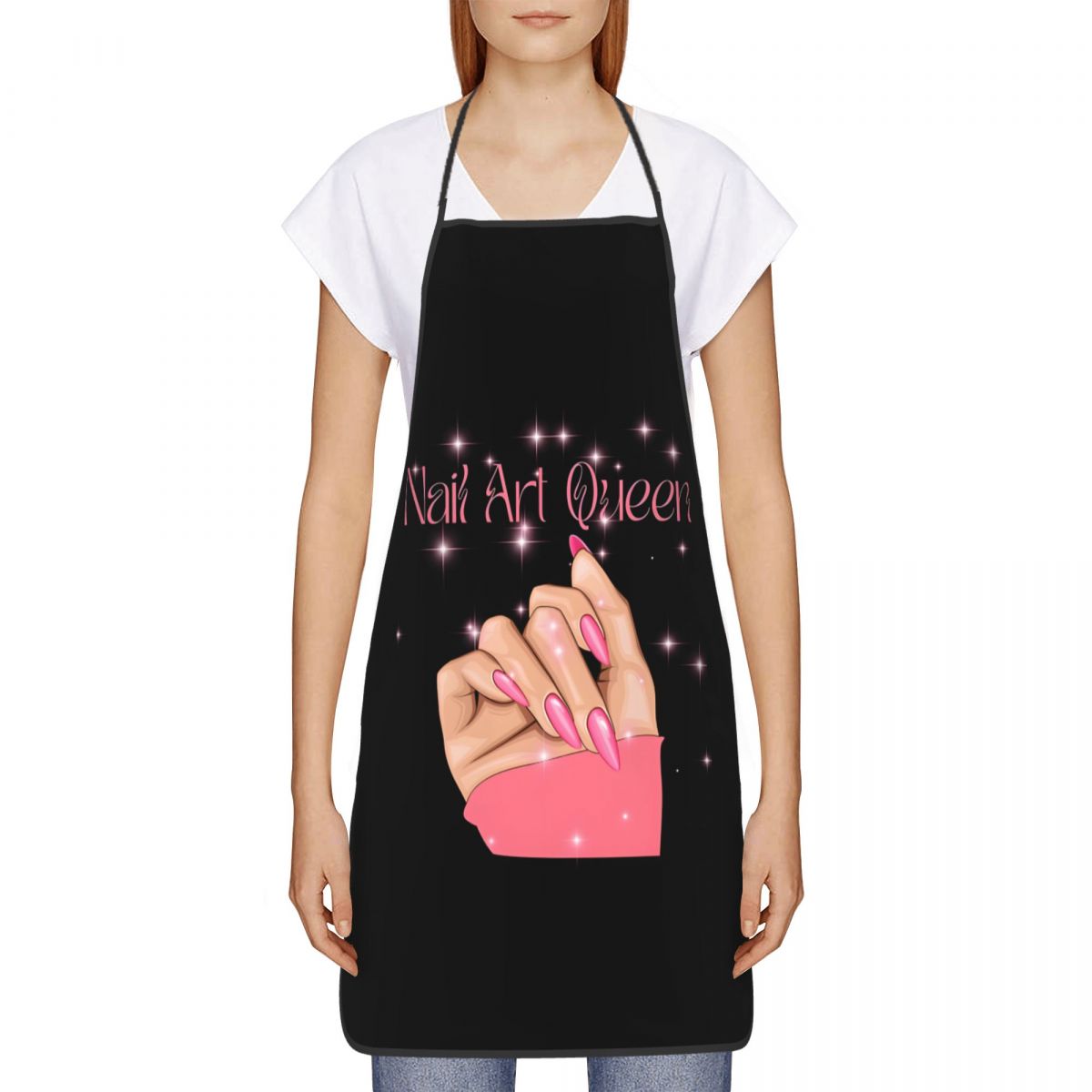 Custom Nail Art Queen Apron Wo - مراجعة Nail Art Queen وسعره