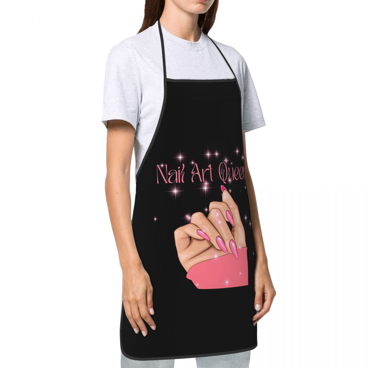 Custom Nail Art Queen Apron Wo - مراجعة Nail Art Queen وسعره
