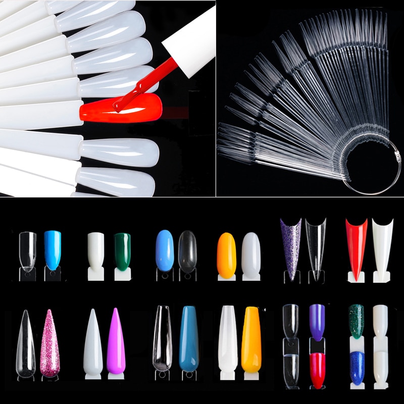 Nail Display Sticks Clear Natu - مراجعة Nail Art Motif وسعره