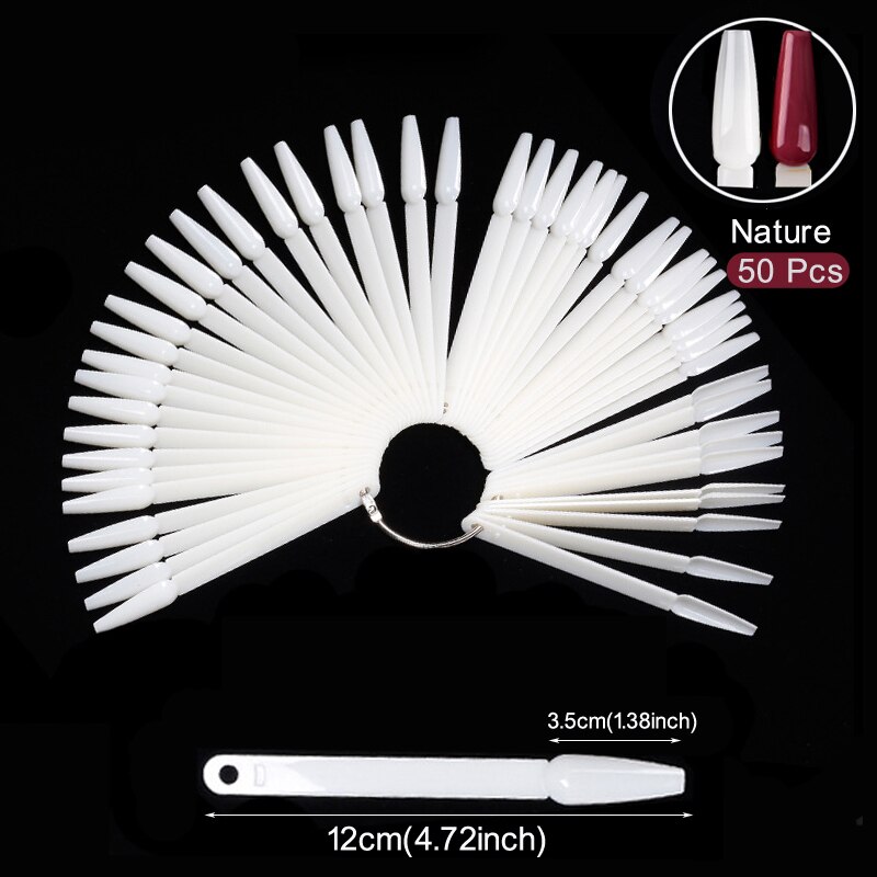 Nail Display Sticks Clear Natu - مراجعة Nail Art Motif وسعره