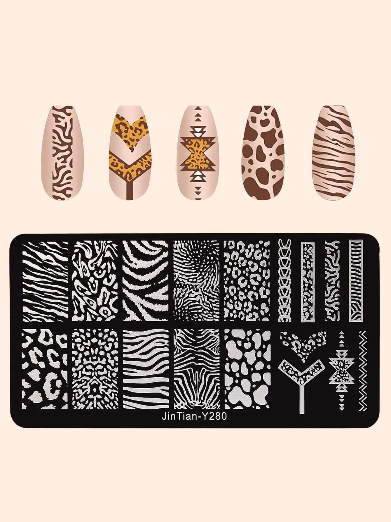 1sheet Zebra Striped Gel Polis - مراجعة Nail Art Zebra Design وسعره