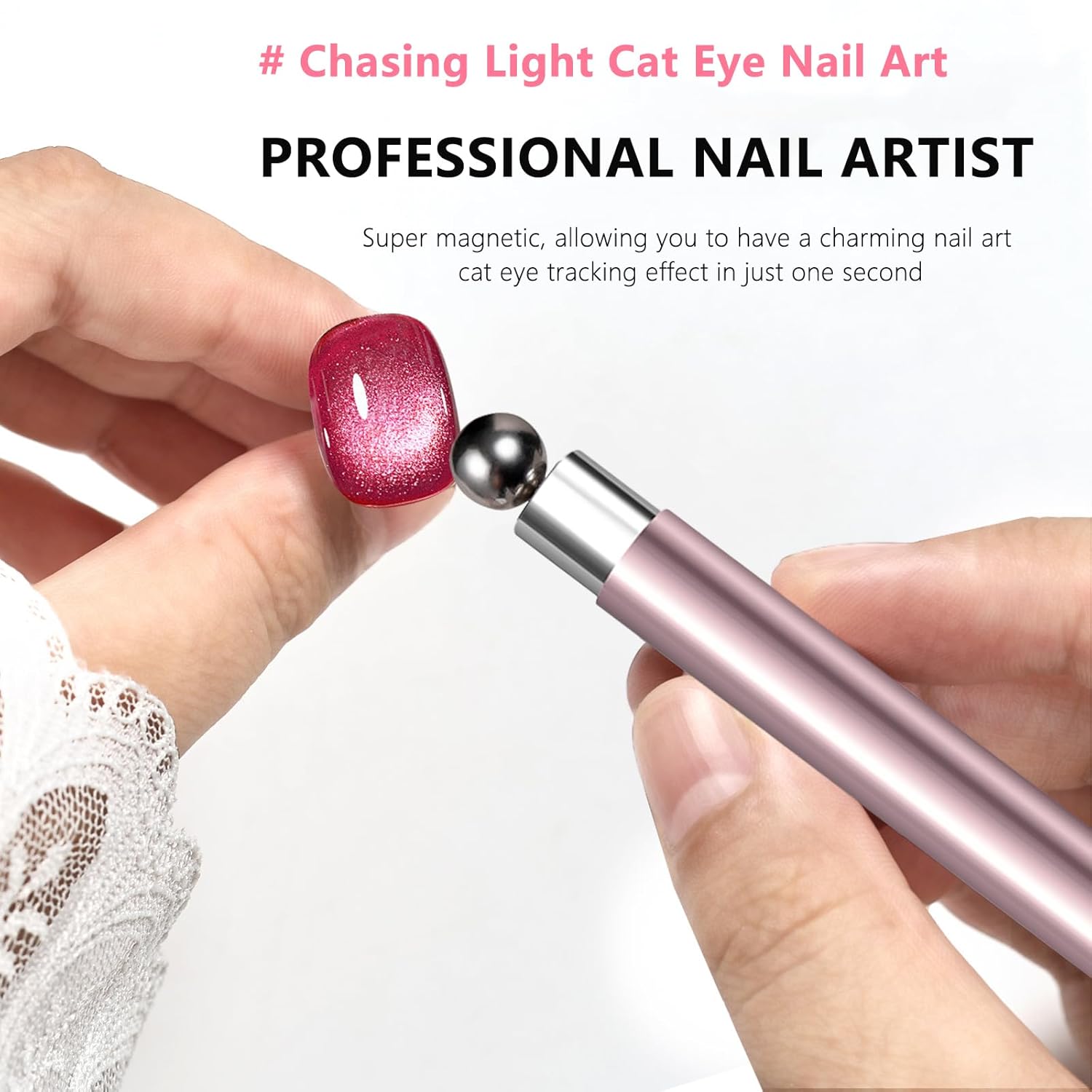 Cat Eye Magnetic Ball With Nai - مراجعة Nail Gel Polish Set وسعره