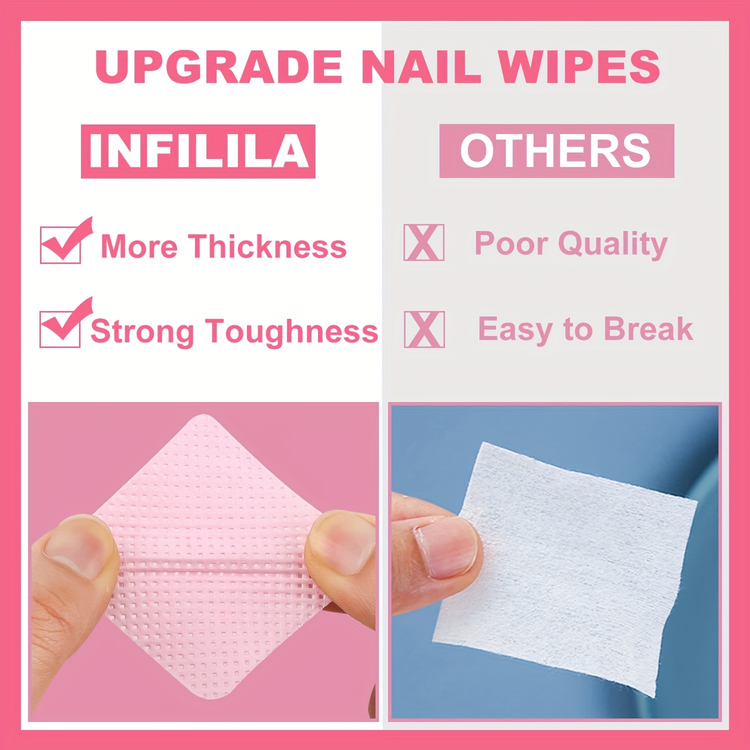 20/600pcs Lint-Free Nail Wipes - مراجعة Nail Art Remove وسعره