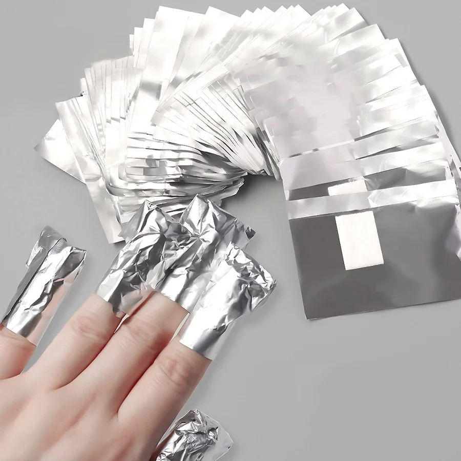 100Pcs Bag Aluminium Foil Nail - مراجعة Nail Art Remove وسعره