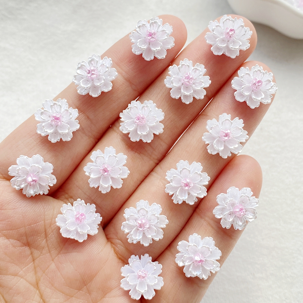 50Pcs Cute Mini Cartoon Flower - مراجعة Nail Art Motif وسعره