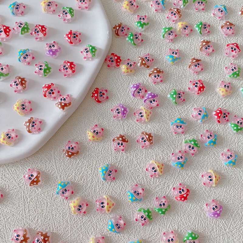 2/10/20pcs Kirby Nail Charms 3 - مراجعة Nail Art Motif وسعره