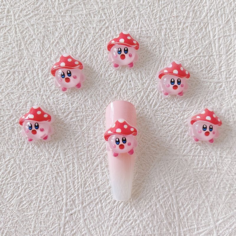 2/10/20pcs Kirby Nail Charms 3 - مراجعة Nail Art Motif وسعره