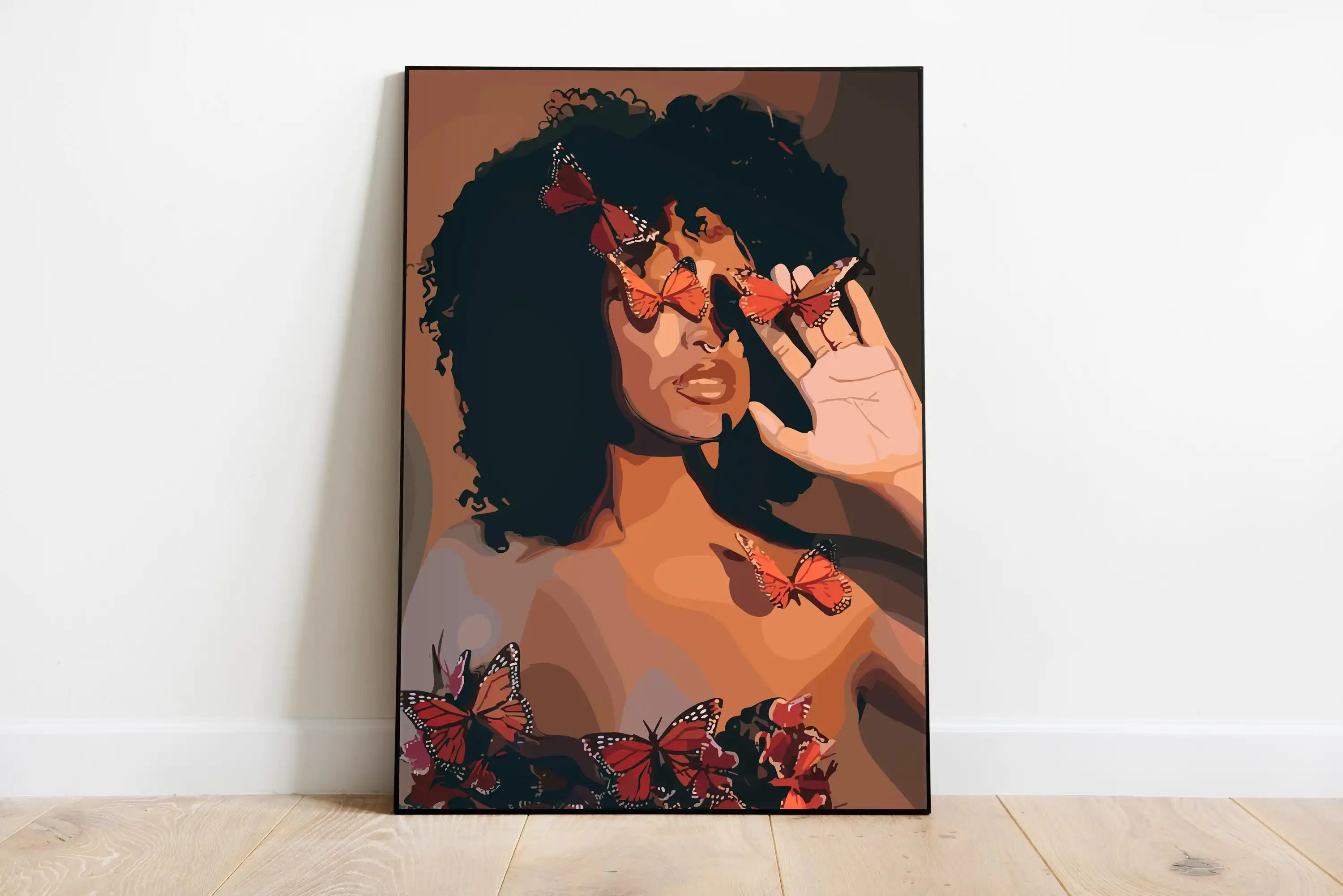 Black Girl Fashionable Women N - مراجعة Nail Art Painting وسعره