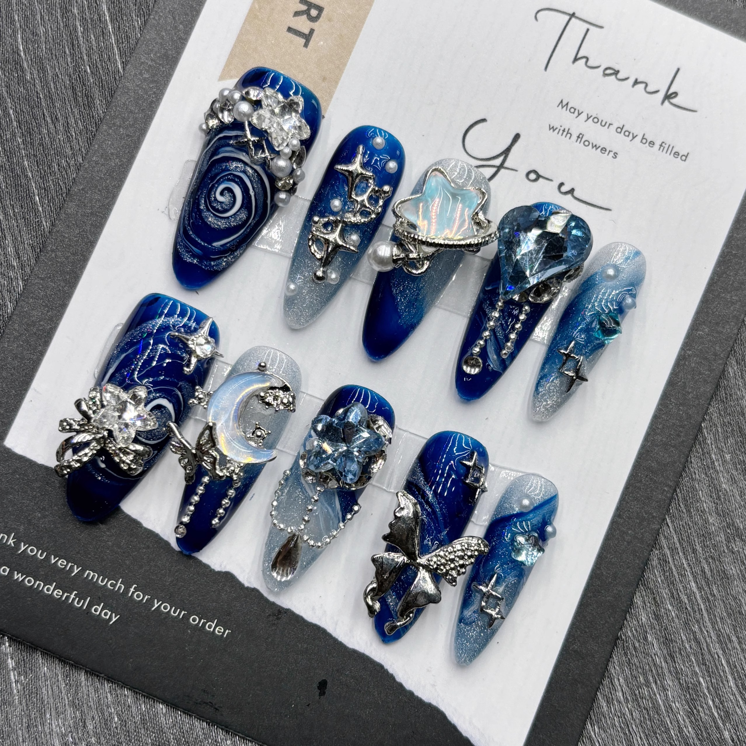 10Pcs High Quality Handmade Pr - مراجعة Nail Art Queen وسعره