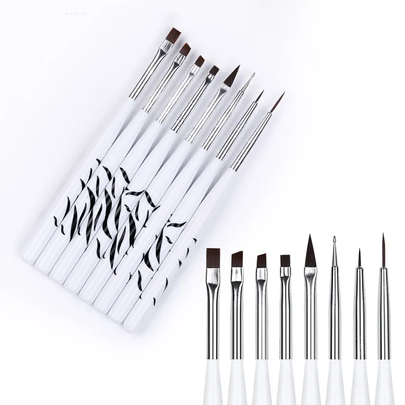 Nail Art Brush Ombre Brushes U - مراجعة Nail Gel Polish Set وسعره