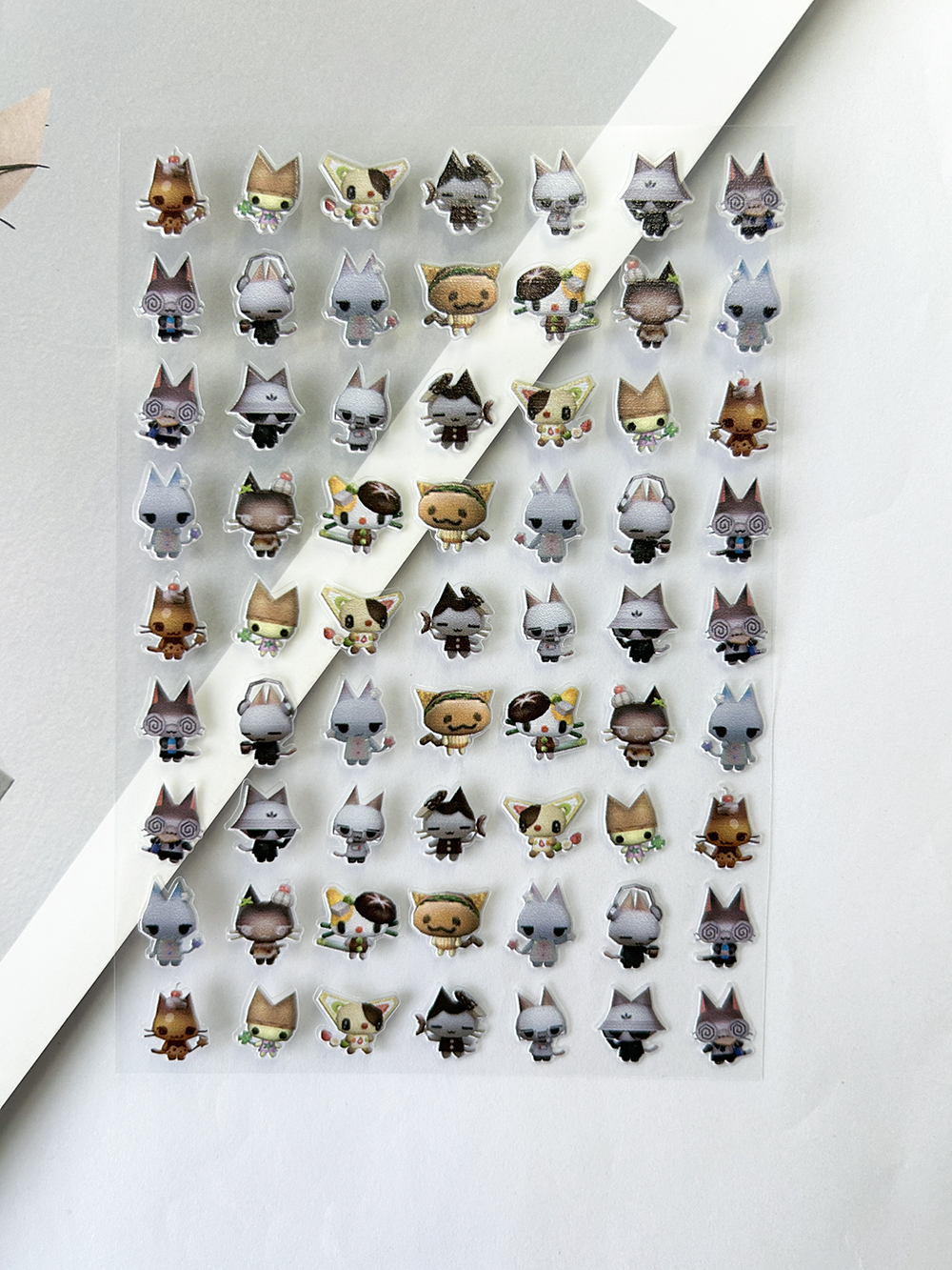Pvc Mini Kawaii Cat Waterproof - مراجعة Nail Art Motif وسعره