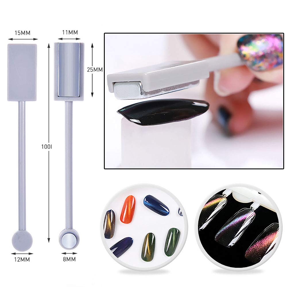 YIKOOLIN 3D Cat Eyes Magnet Ma - مراجعة Nail Gel Polish Set وسعره