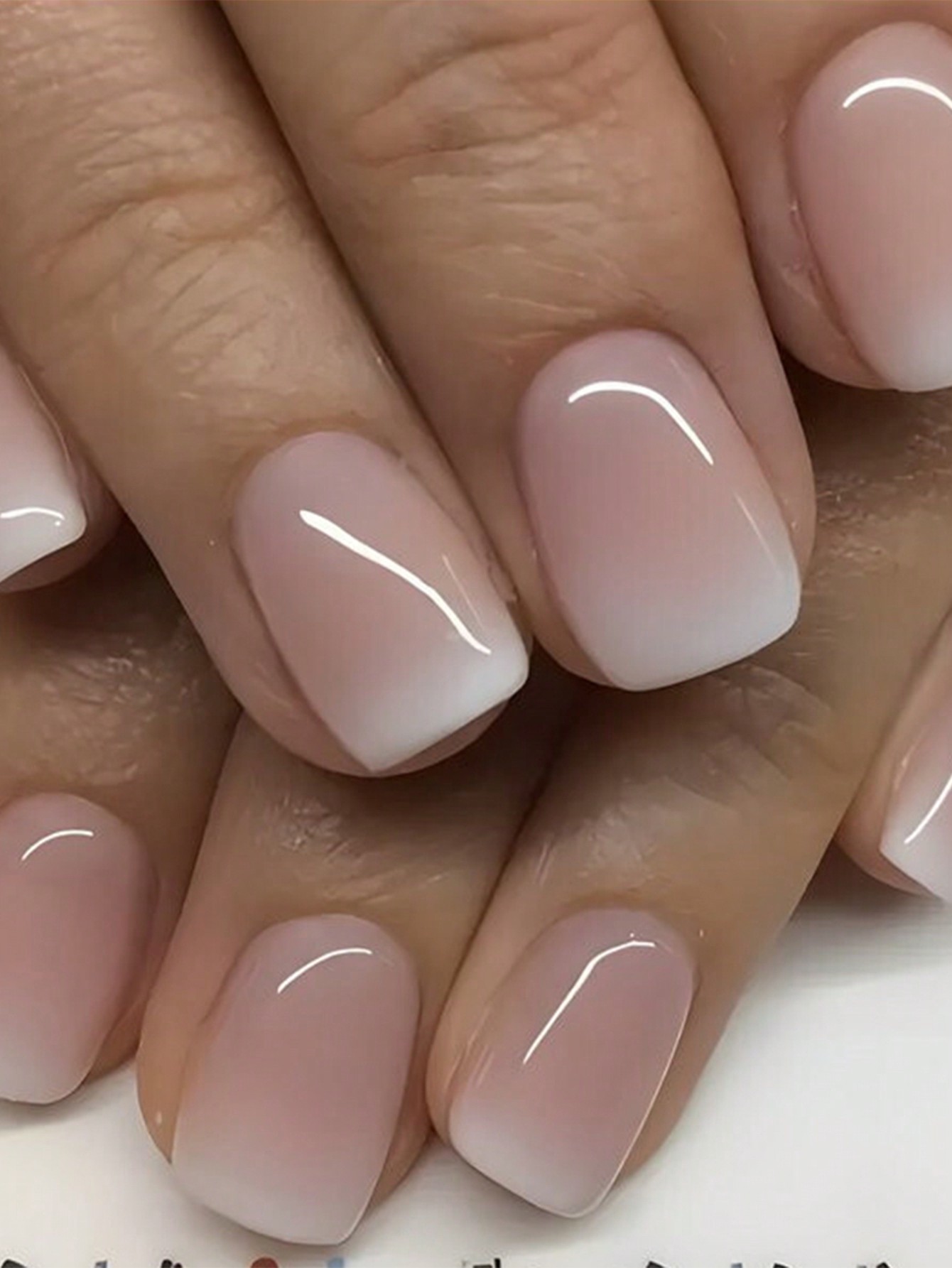 Hot Sale24Pcs Short Gradient J - مراجعة Nail Gel Polish Set وسعره