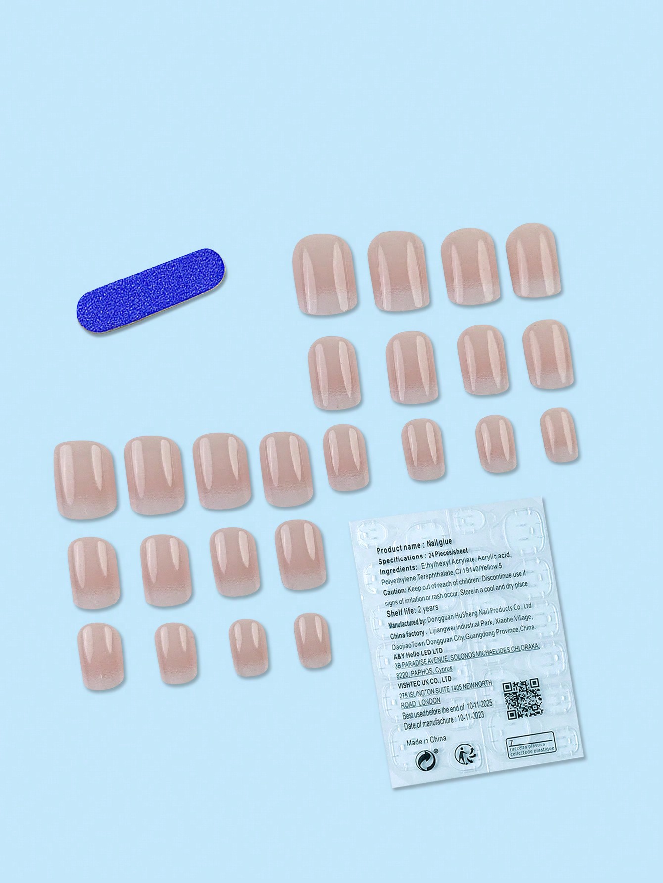 Hot Sale24Pcs Short Gradient J - مراجعة Nail Gel Polish Set وسعره