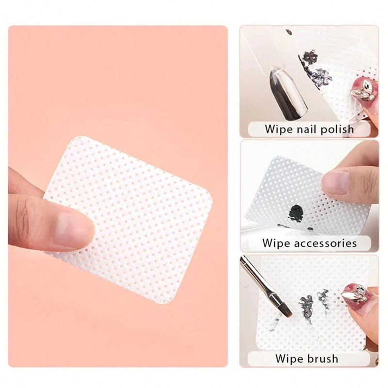 Lint Free Wipes Cleaning Tool  - مراجعة Nail Art Remove وسعره