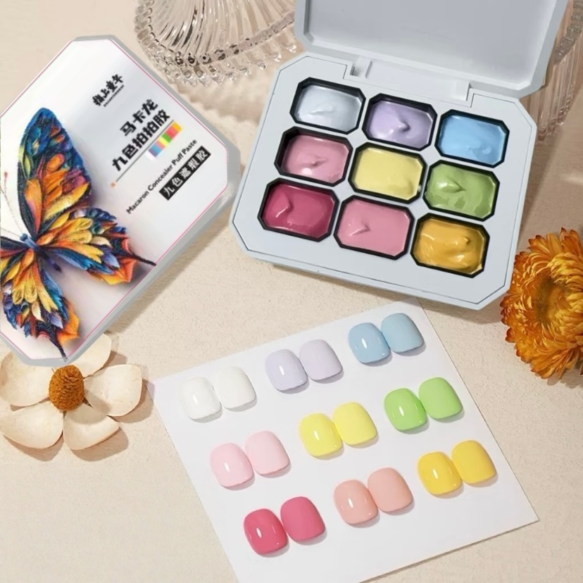 9-color solid nail polish,  Ma - مراجعة Nail Art Painting وسعره