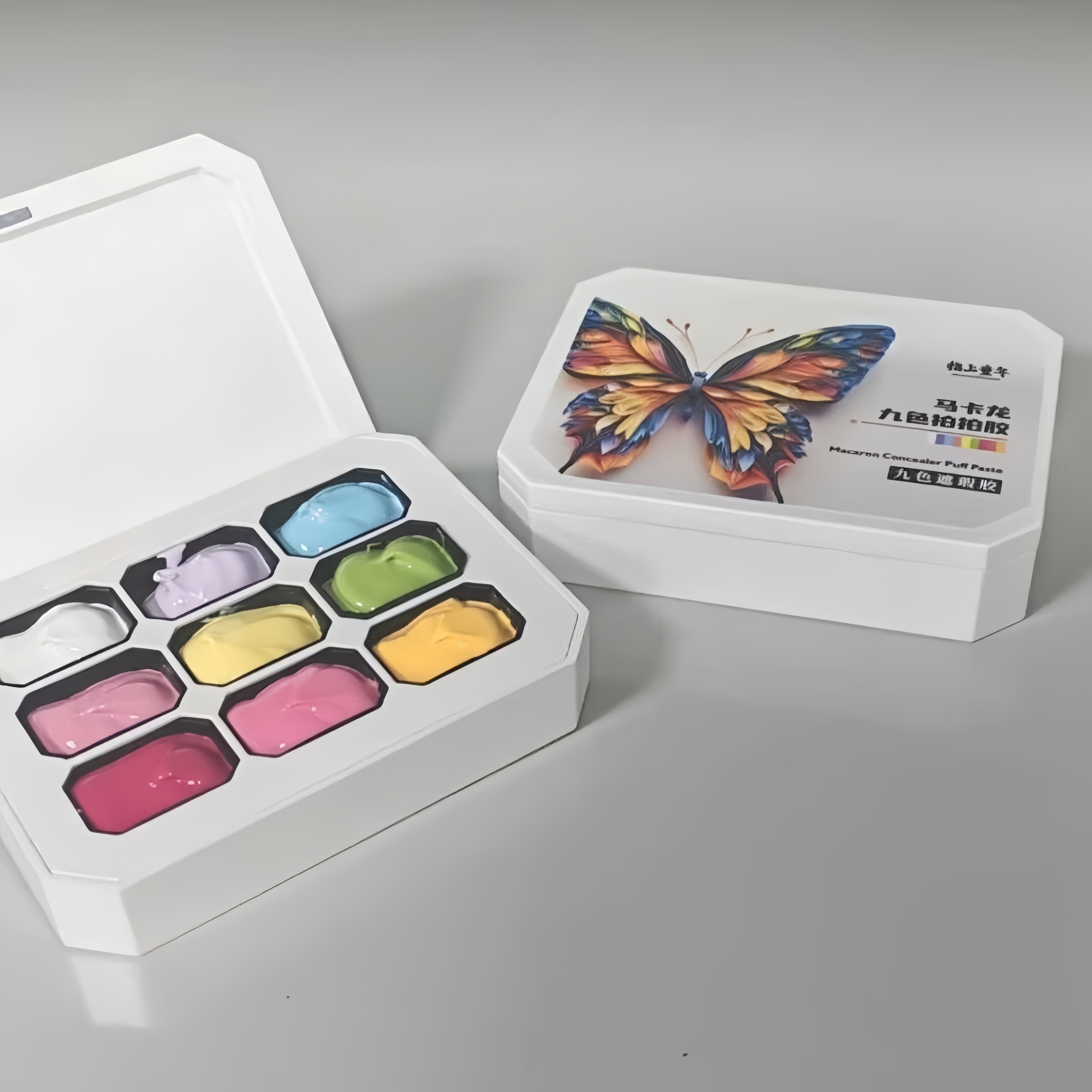 9-color solid nail polish,  Ma - مراجعة Nail Art Painting وسعره
