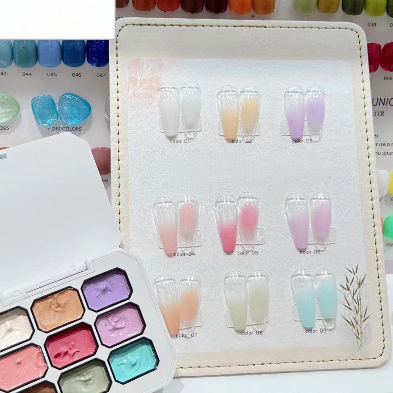 1pc Solid 9-grid Nail Patting  - مراجعة Nail Art Painting وسعره