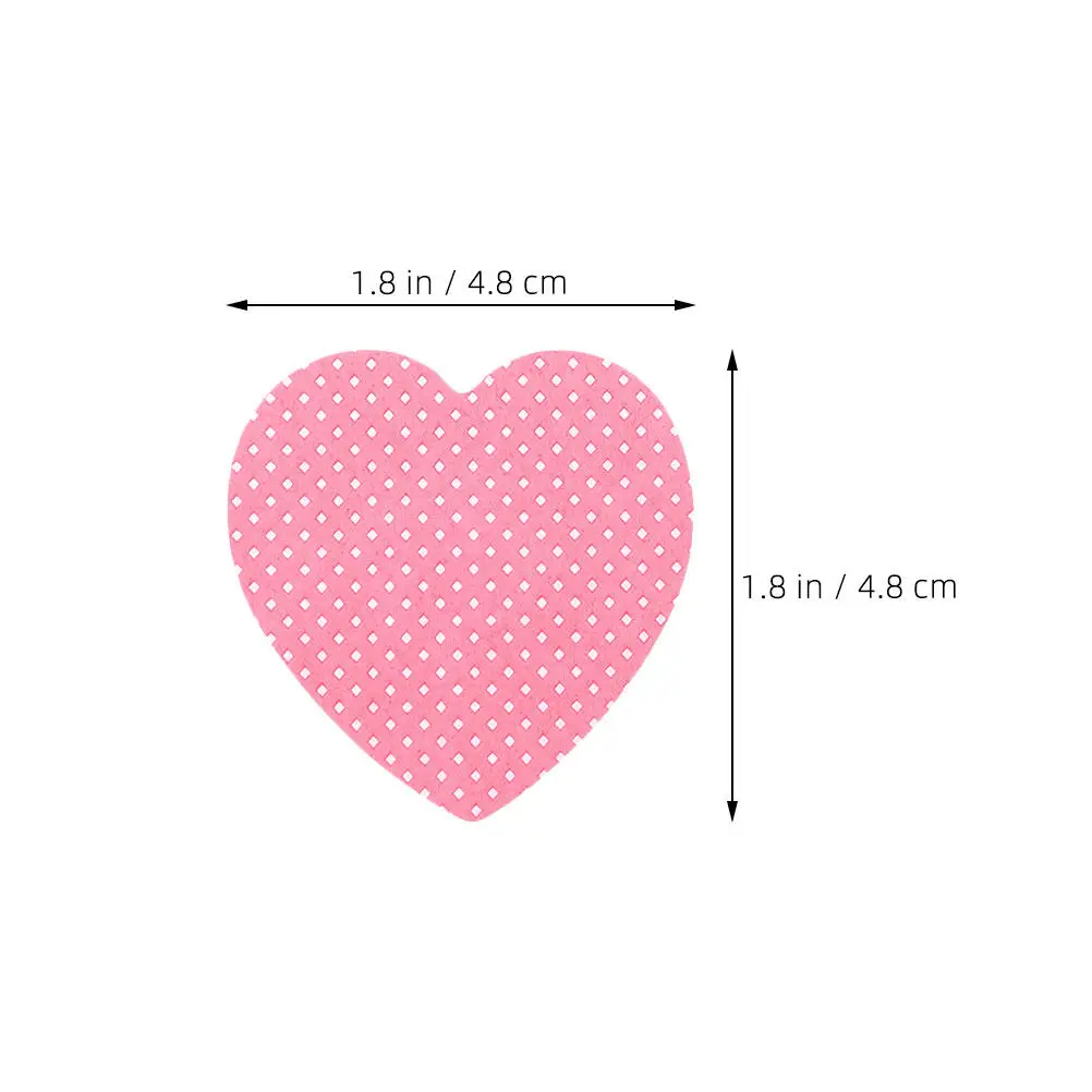 Heart Shaped Lint-Free Nail Wi - مراجعة Nail Art Remove وسعره