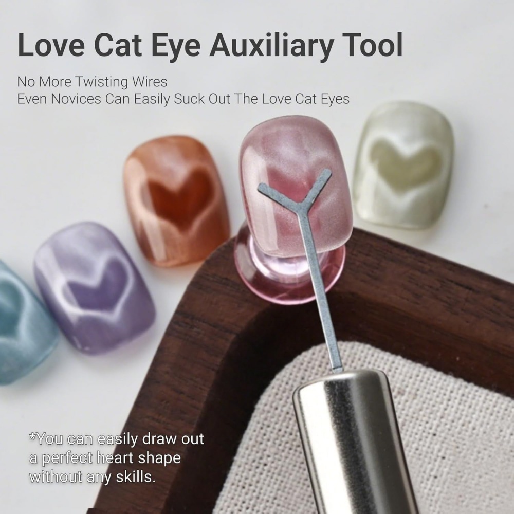 1/2/3/4pcs Y-Shaped Heart Cat  - مراجعة Nail Gel Polish Set وسعره
