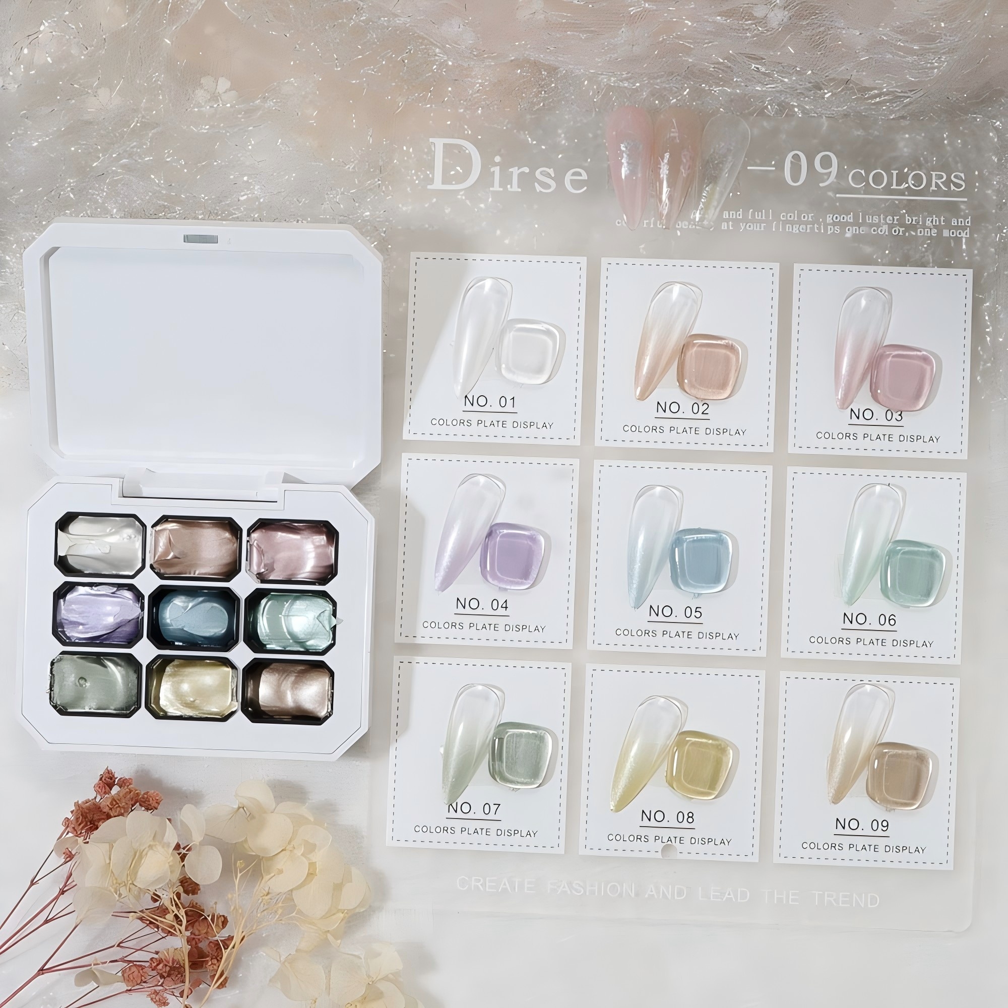 1pc 4/9Colors Patting Gel Grad - مراجعة Nail Art Painting وسعره