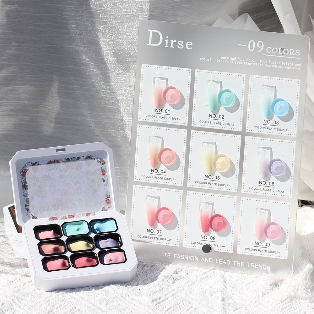 1pc 4/9Colors Patting Gel Grad - مراجعة Nail Art Painting وسعره