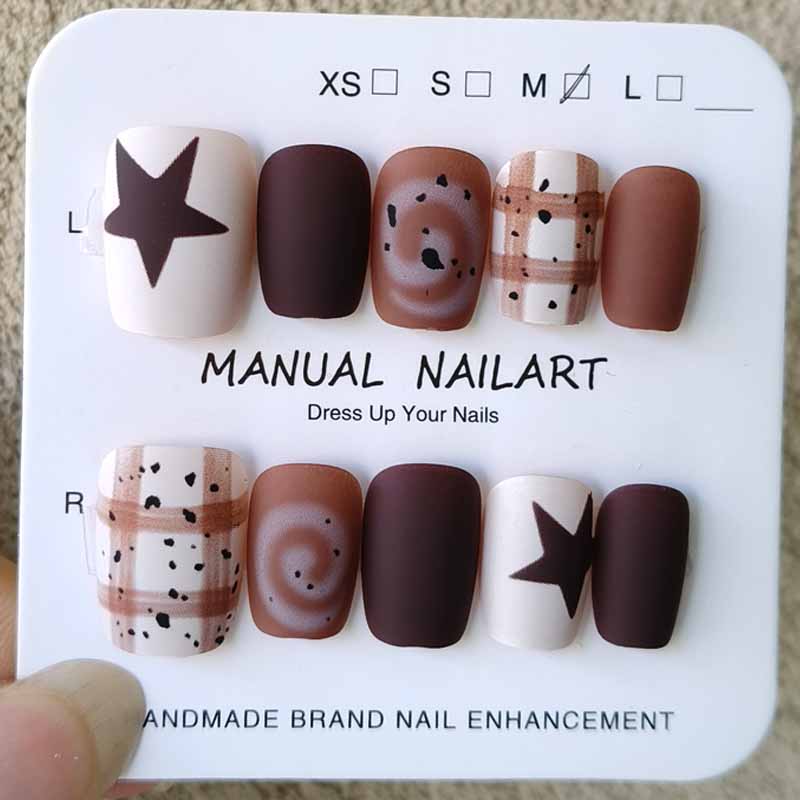 10Pcs Autumn and Winter Nail A - مراجعة Nail Art Painting وسعره