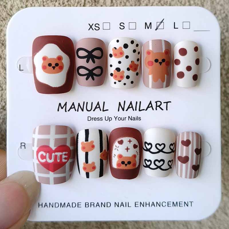 10Pcs Autumn and Winter Nail A - مراجعة Nail Art Painting وسعره