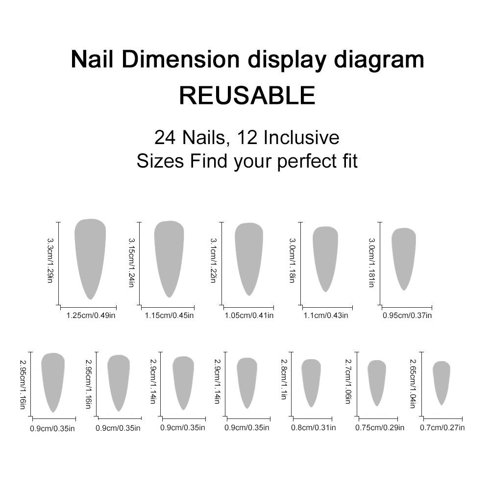 24Pcs fake nail art with long  - مراجعة Nail Art Zebra Design وسعره