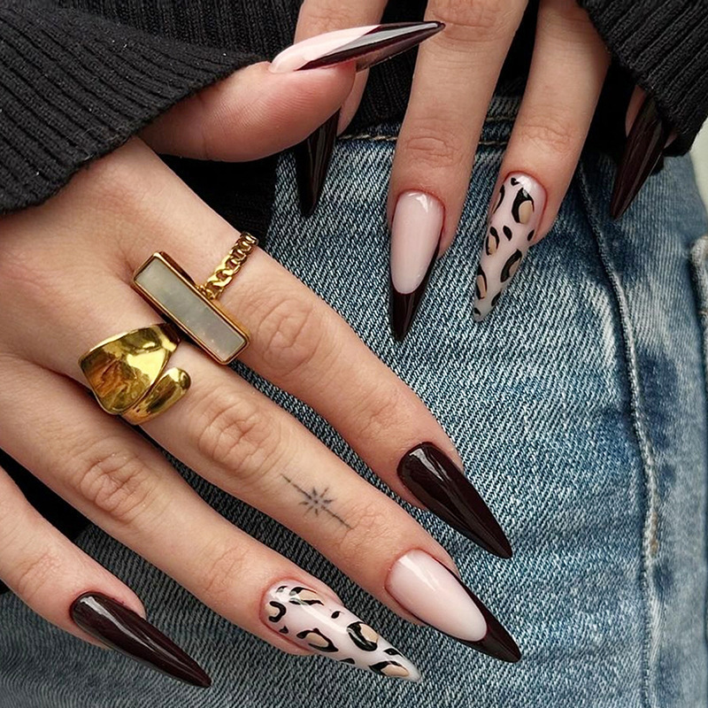 European and American style nu - مراجعة Nail Art Red Wine وسعره
