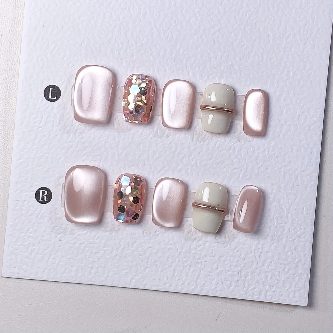 10 pieces of pure handmade alm - مراجعة Nail Art Elegant وسعره