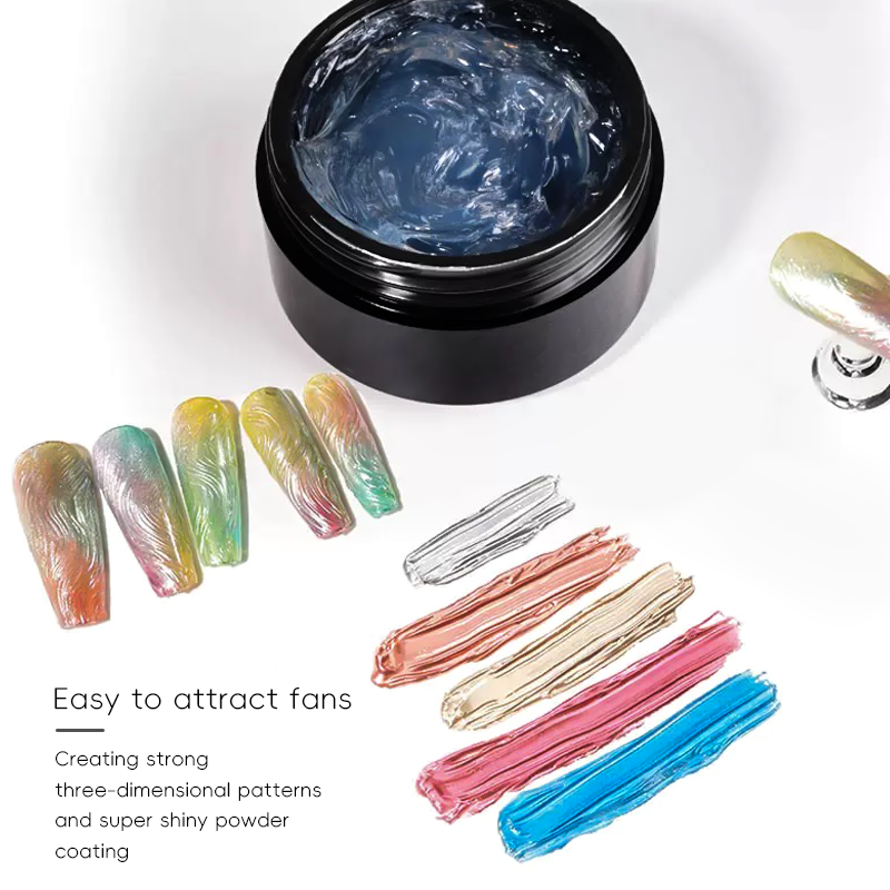 5ml 3D Clear Nail Gel Mirror P - مراجعة Nail Art Painting وسعره