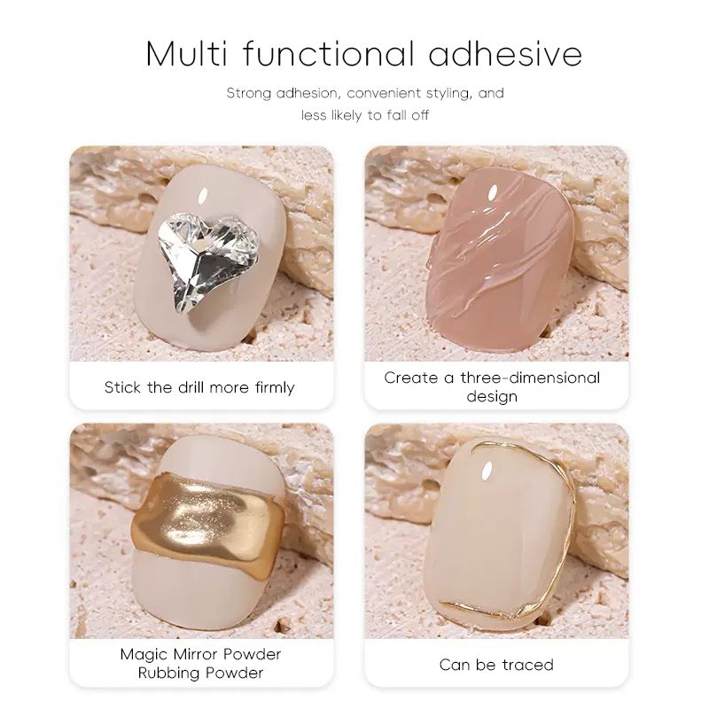 5ml 3D Clear Nail Gel Mirror P - مراجعة Nail Art Painting وسعره