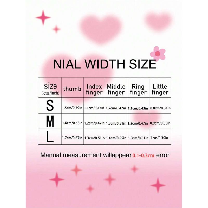 10pcs handmade pink press on n - مراجعة Nail Art Oval وسعره