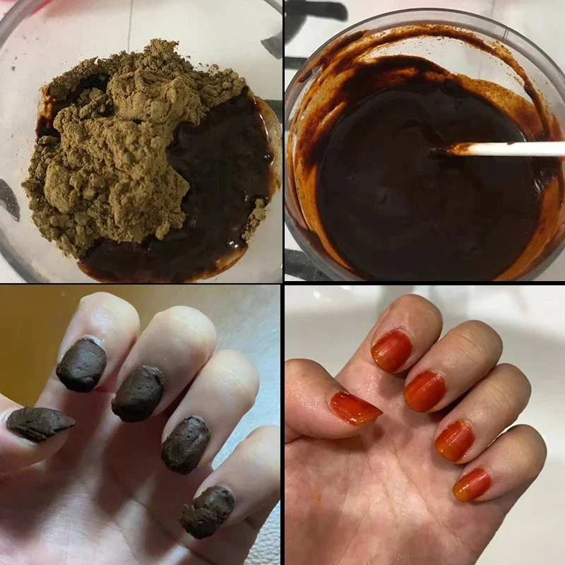 30g Natural Plant Henna Nail D - مراجعة Nail Art Red Wine وسعره