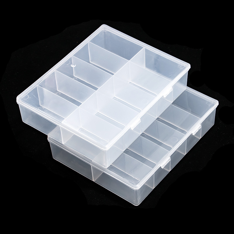 10 Grids Empty Clear Storage B - مراجعة Nail Art Motif وسعره