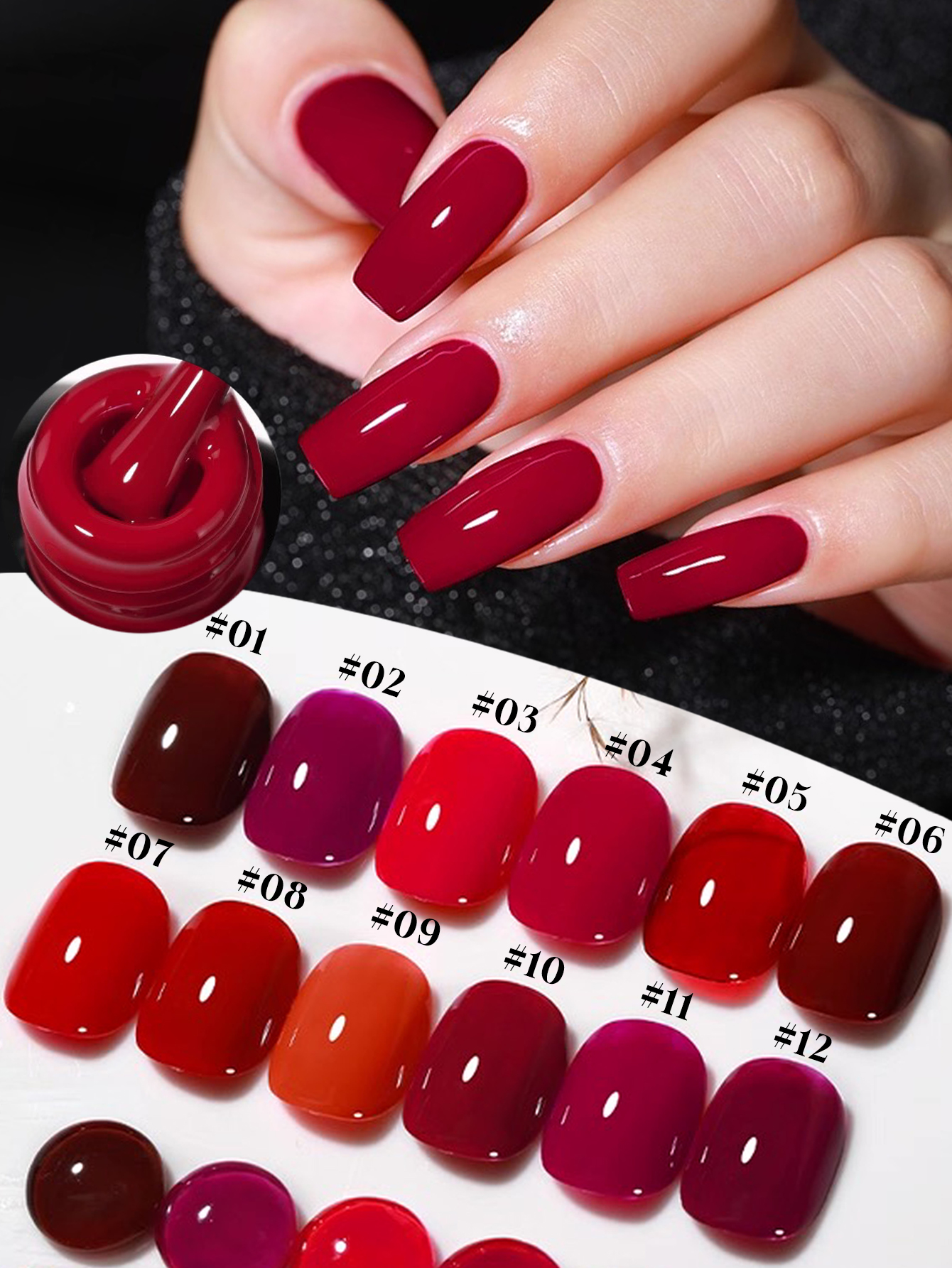 1-12pcs 15ml Autumn Nail Tempe - مراجعة Nail Art Queen وسعره
