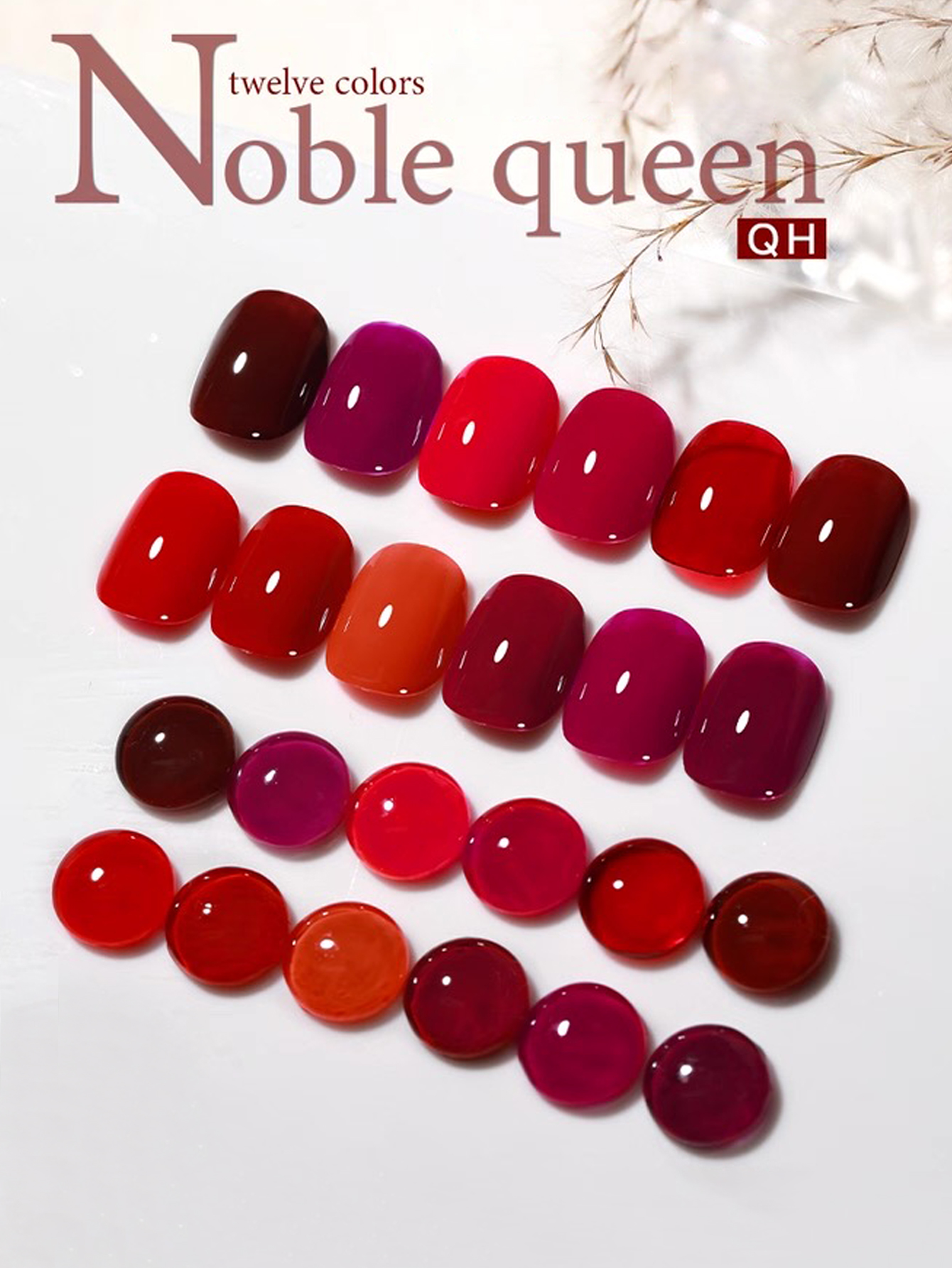 1-12pcs 15ml Autumn Nail Tempe - مراجعة Nail Art Queen وسعره