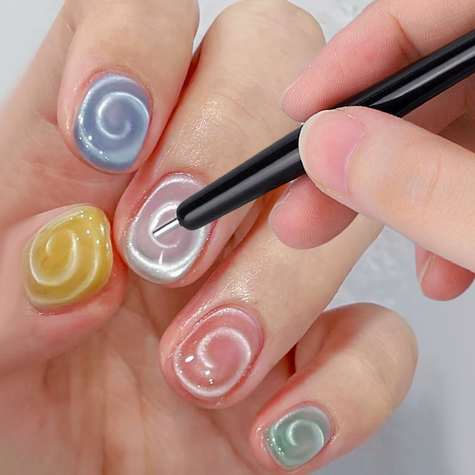14pcs Cat Eye Nail Magnet Set  - مراجعة Nail Gel Polish Set وسعره