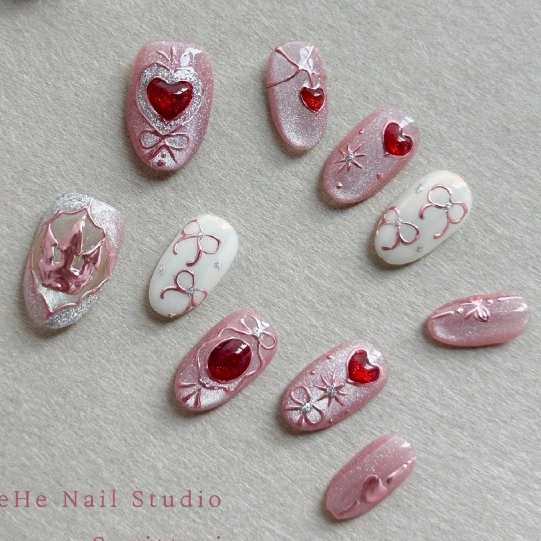Ten elegantly hand-pressed ova - مراجعة Nail Art Elegant وسعره