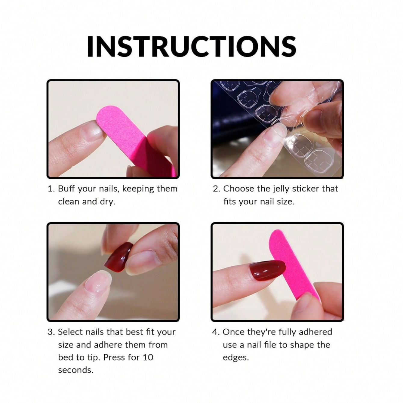 Ten elegantly hand-pressed ova - مراجعة Nail Art Elegant وسعره