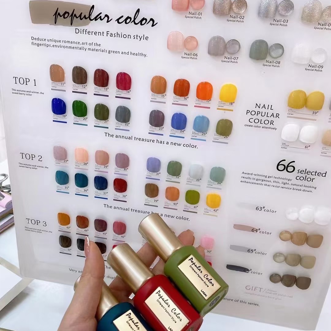 LADAI 66 Colors New Trend Whol - مراجعة Nail Gel Polish Set وسعره