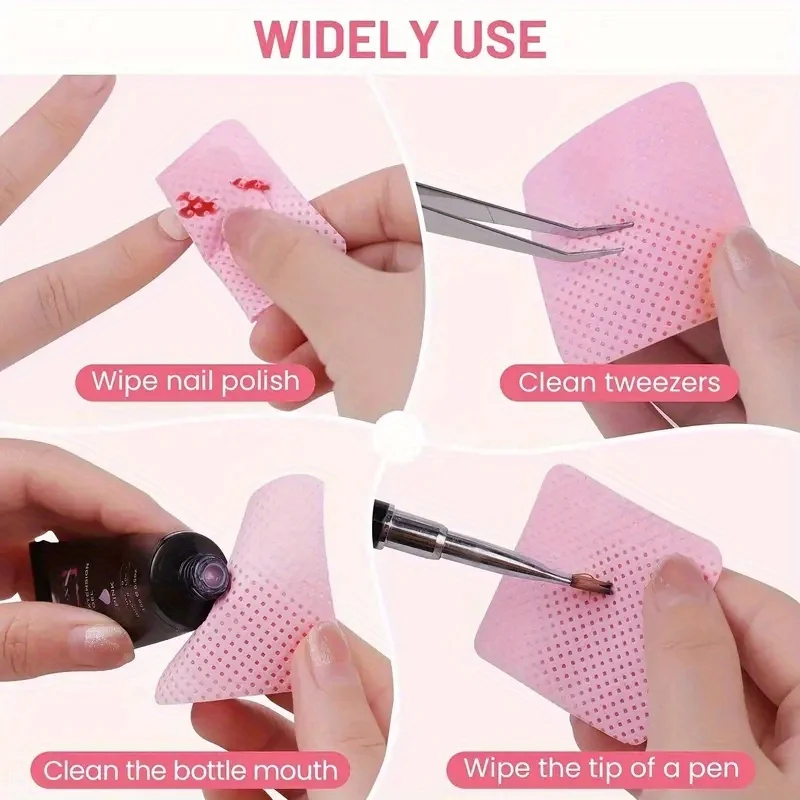 20/600pcs Lint-Free Nail Wipes - مراجعة Nail Art Remove وسعره