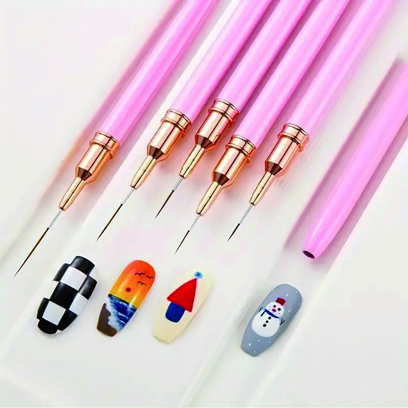 5-Piece Nail Art Pen Set, Ultr - مراجعة Nail Gel Polish Set وسعره