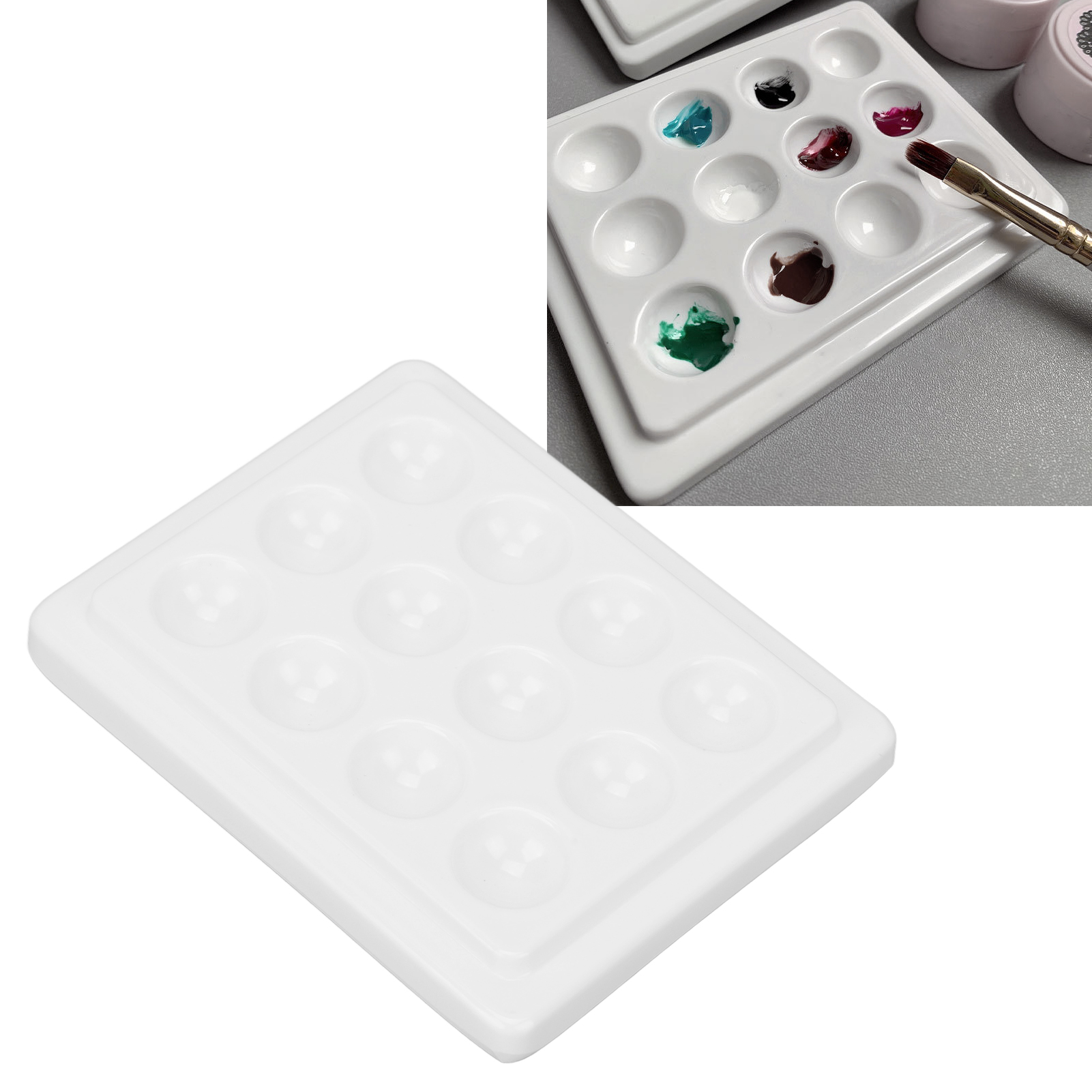 Porcelain Artist Palette 12 We - مراجعة Nail Art Painting وسعره