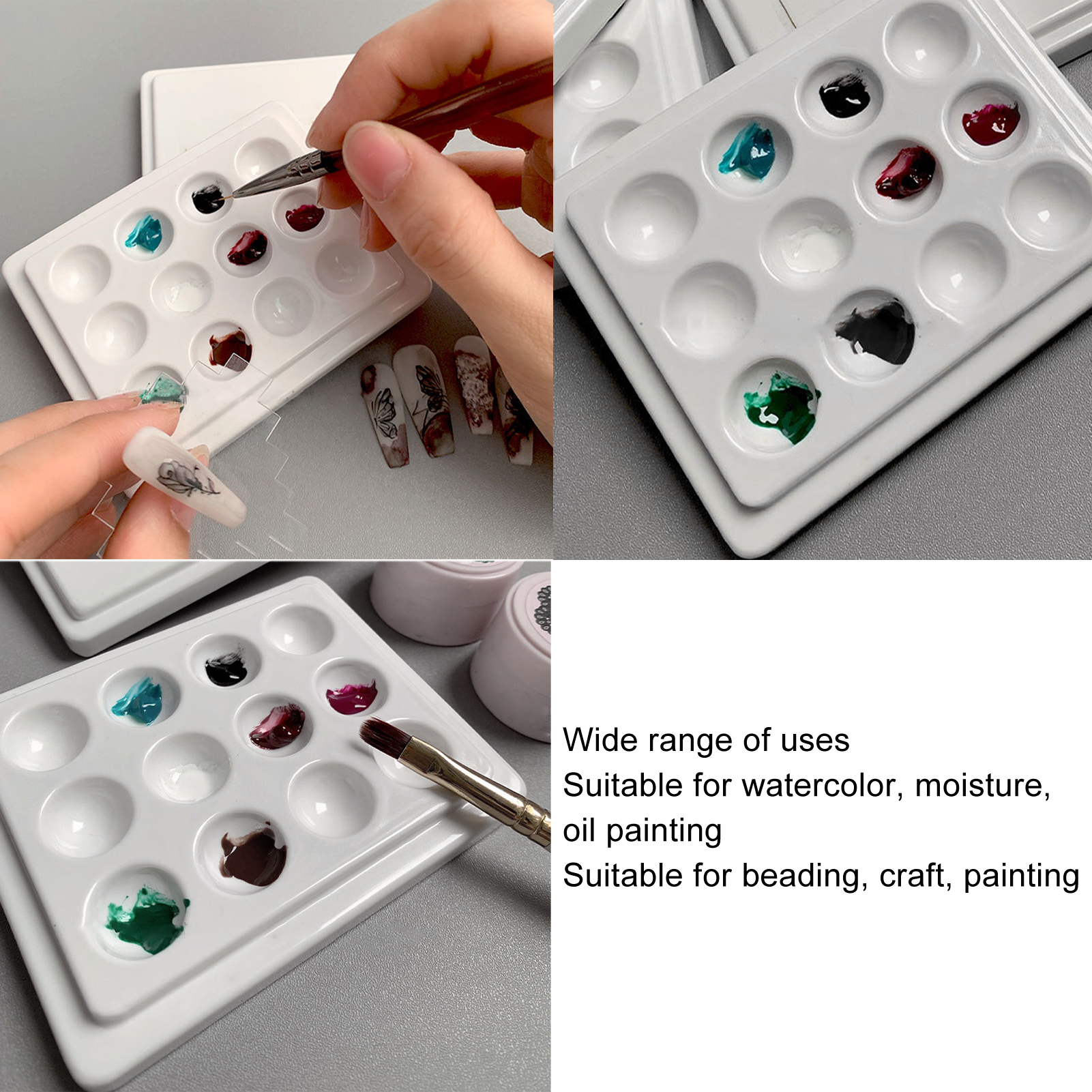 Porcelain Artist Palette 12 We - مراجعة Nail Art Painting وسعره